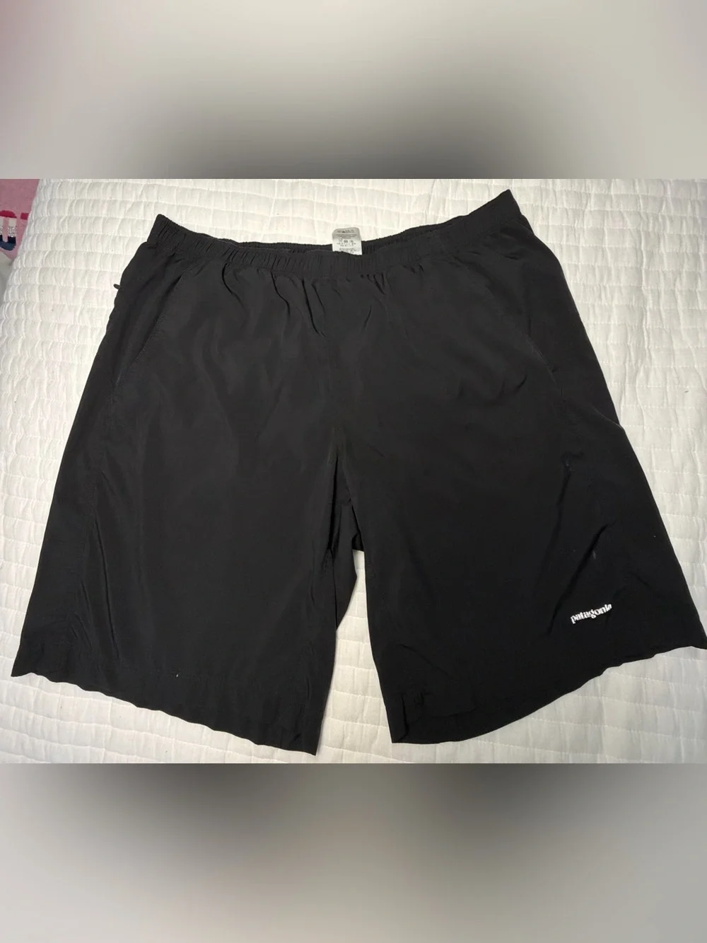 Patagonia Men's Black Athletic Running Shorts Size Large